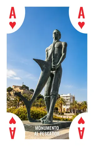 As de corazones: Monumento al Pescador